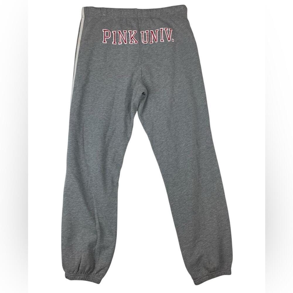 Pink Victorias secret xs small medium Gray Sweatpants y2k university